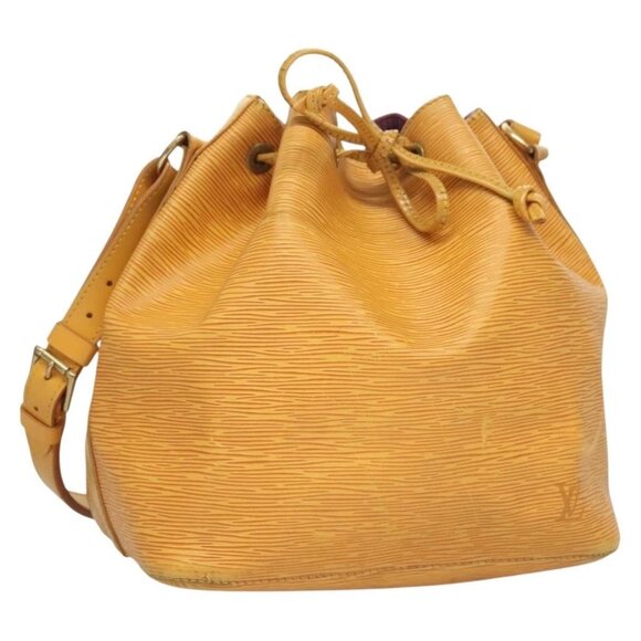 LOUIS VUITTON Epi Petit Noe Shoulder Bag Yellow M44109 LV Auth ep9306 - Picture 1 of 16